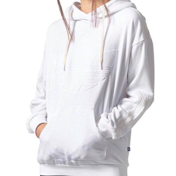 adidas embossed hoodie